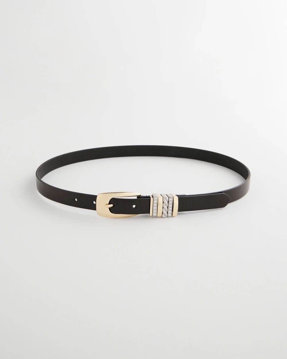 Mixed Metal Trouser Belt
