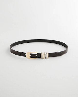 Mixed Metal Trouser Belt