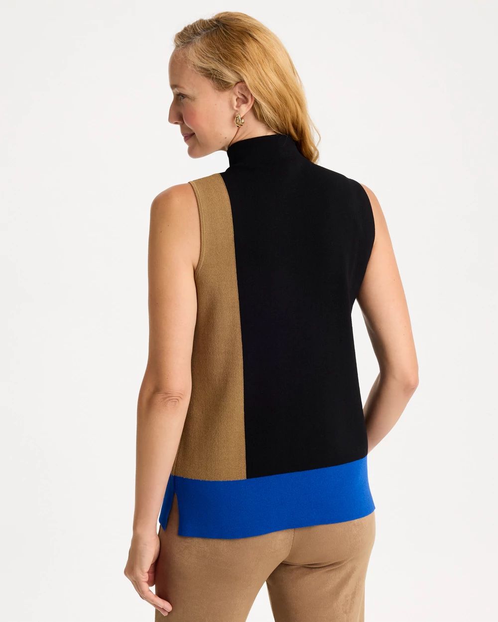 Travelers™ Collection Colorblock Knit Tank click to view larger image.