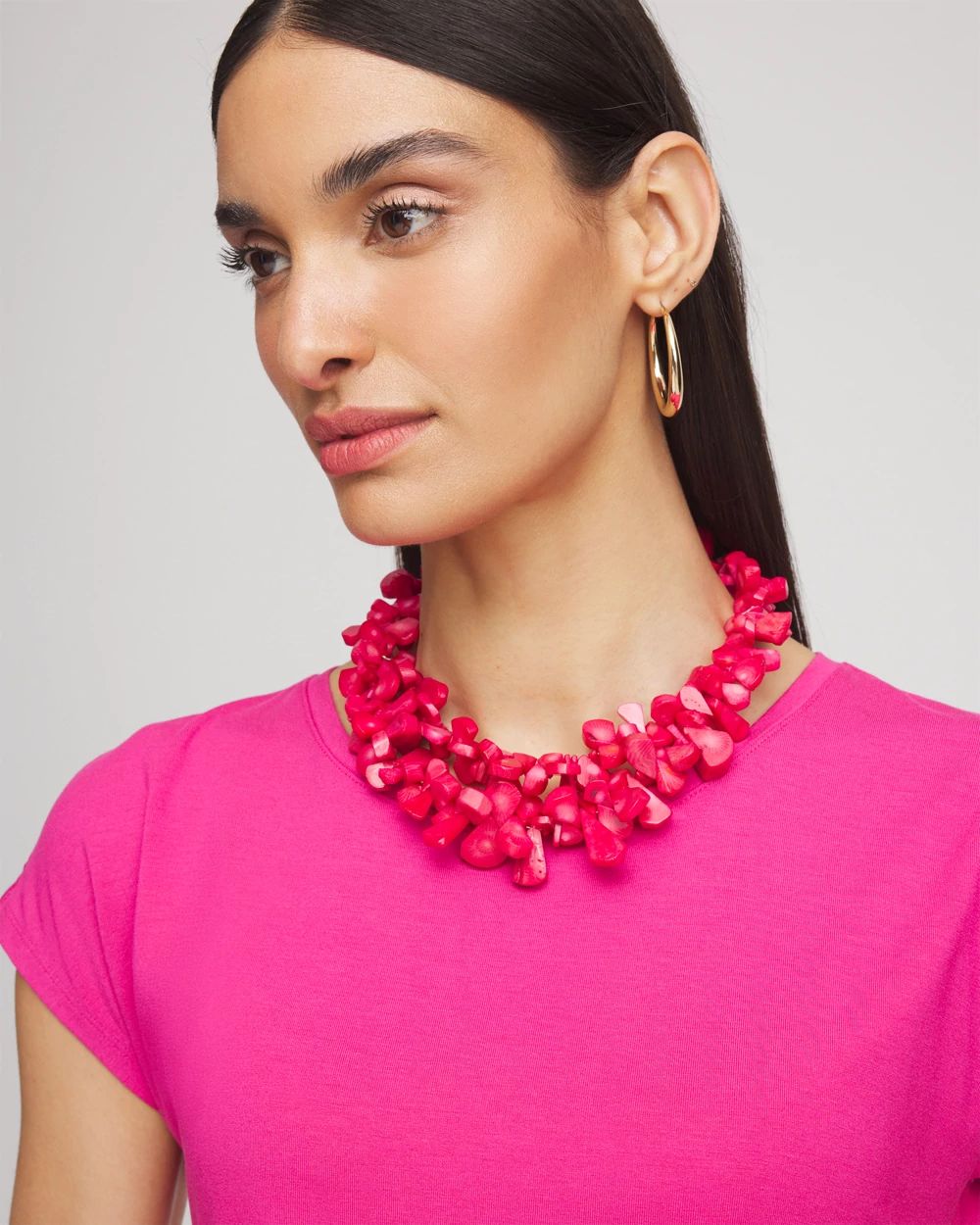 Blossoming Shells Statement Necklace