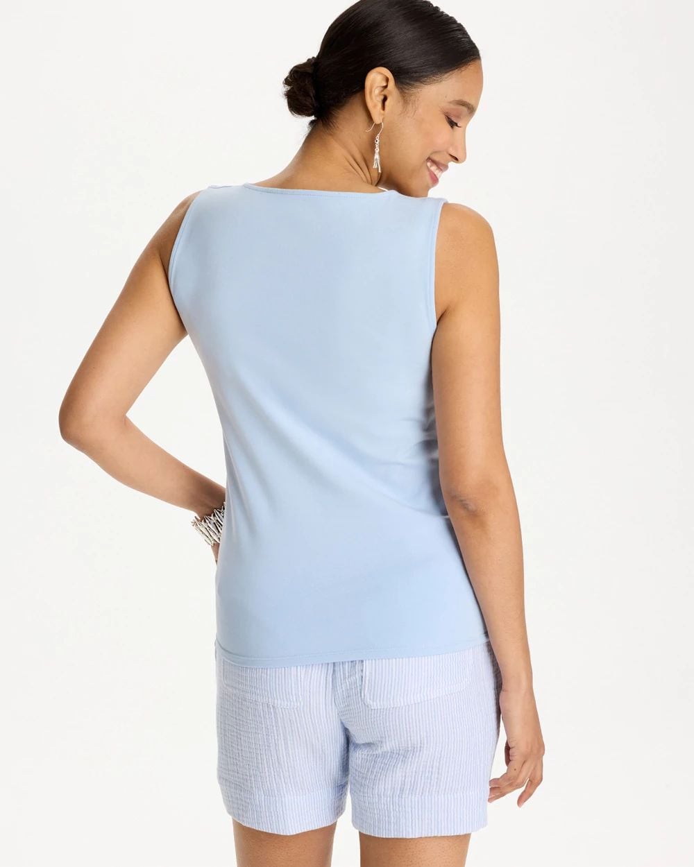 Contour Cotton™ Square Neck Tank click to view larger image.