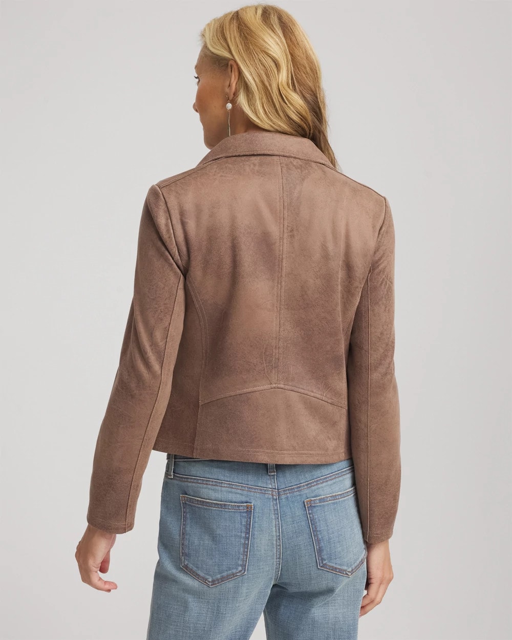 Suede Moto Jacket