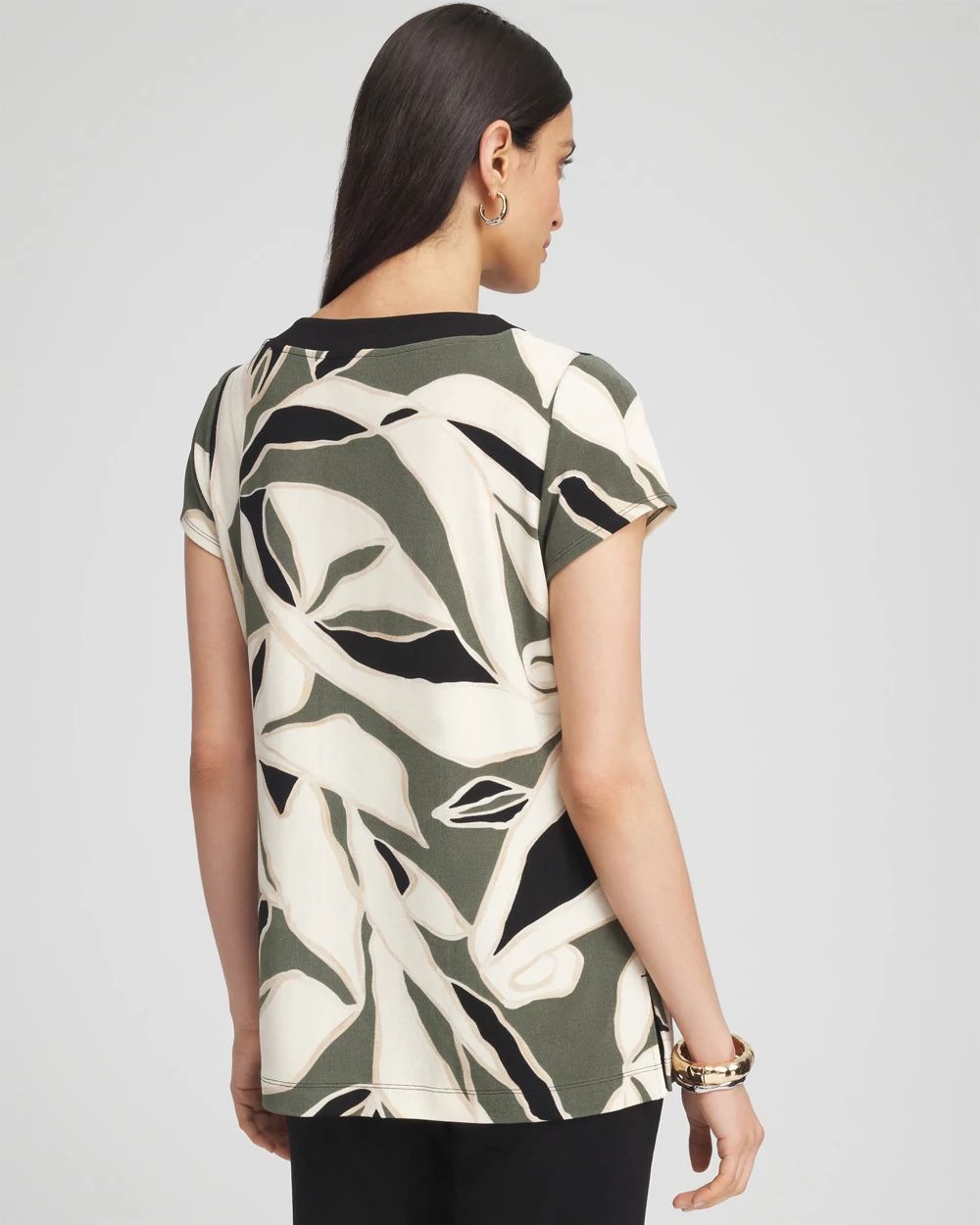 Travelers™ Leaves Cap Sleeve Kurta