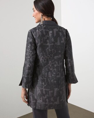Travelers Collection Sequin Jacquard Jacket