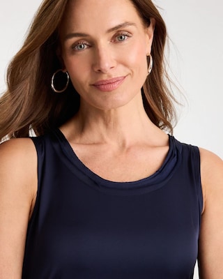 Jersey Satin Tank Top click to view larger image.