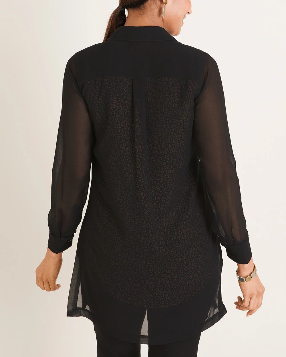 Sheer Tunic Shirt