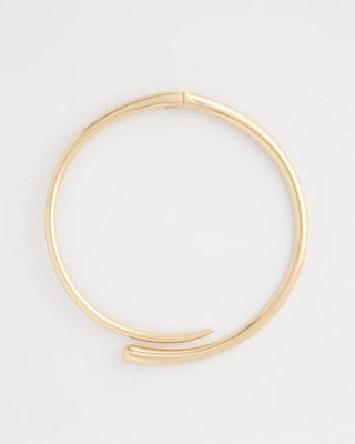 Gold Hinge Collar Necklace
