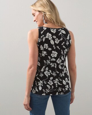Touch of Cool Floral Print Tank