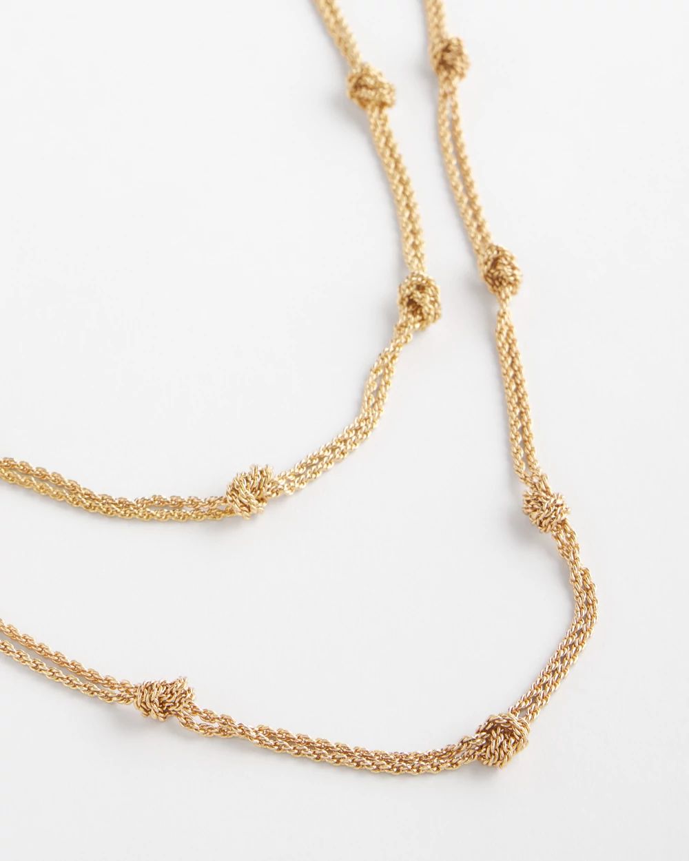 Multi-strand Gold-Tone Necklace