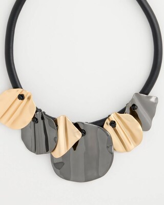 Liquid Gold Collection Bib Necklace click to view larger image.
