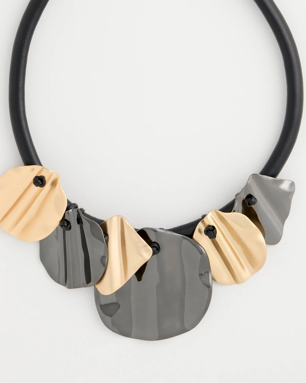 Liquid Gold Collection Bib Necklace click to view larger image.
