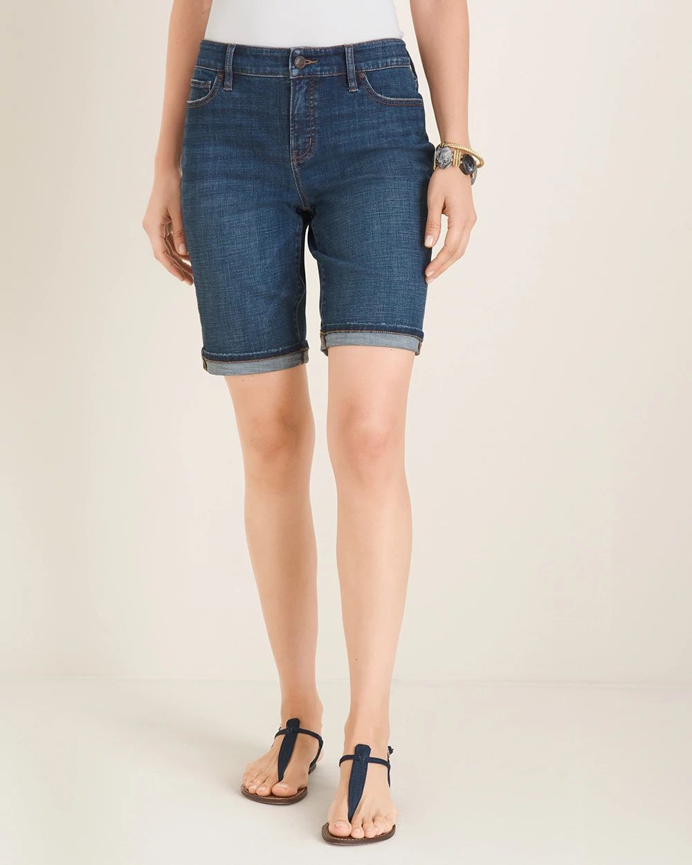 So Slimming Girlfriend Shorts- 9 Inch Inseam