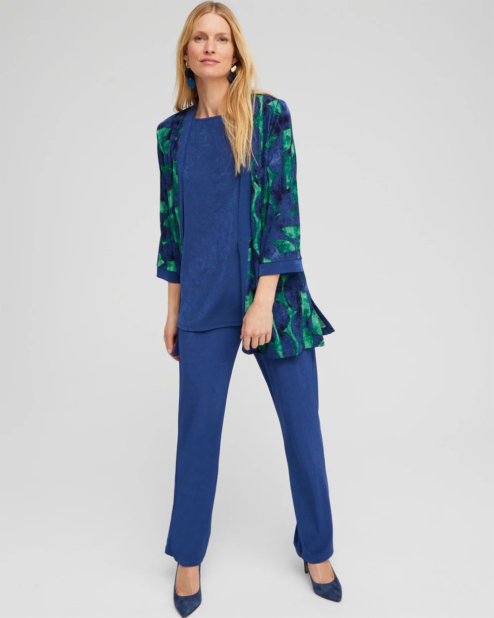 Travelers Half Moon Print Cardigan
