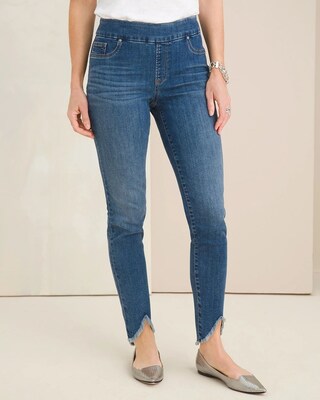 Frayed Hem Pull-On Jegging
