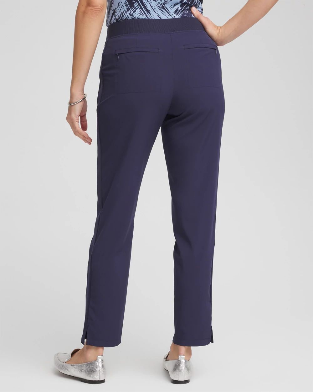 Zenergy® UPF Rib Mix Ankle Pants click to view larger image.