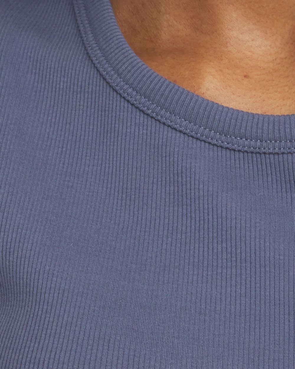 Ribbed High-Neck Tank