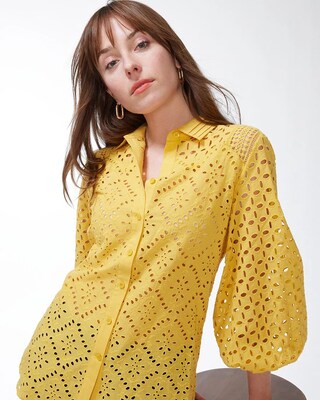 Cotton Stretch Ikat Perfect Tee