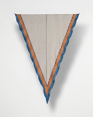 Nautical Triangle Scarf click to view larger image.