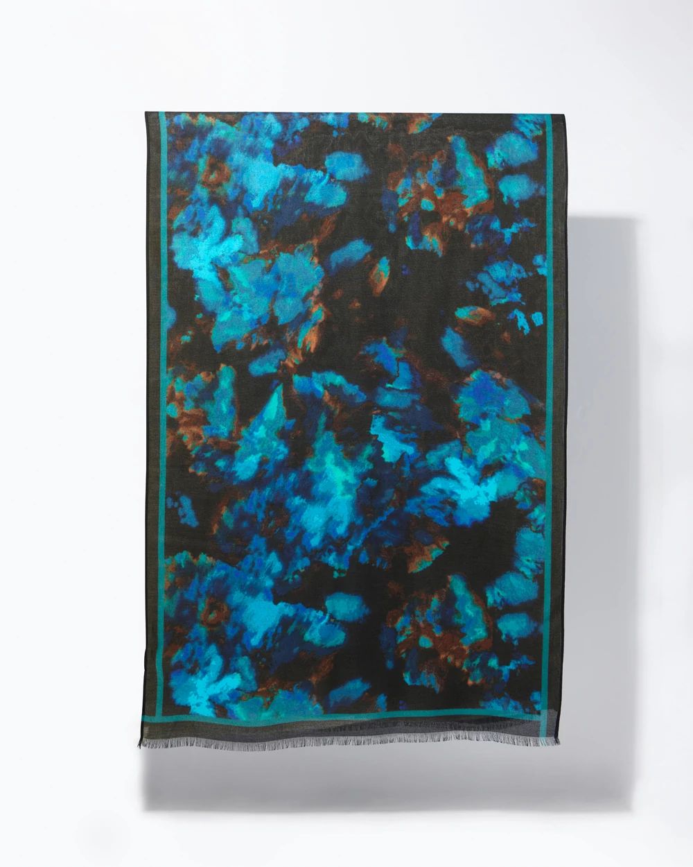 Abstract Print Oblong Scarf