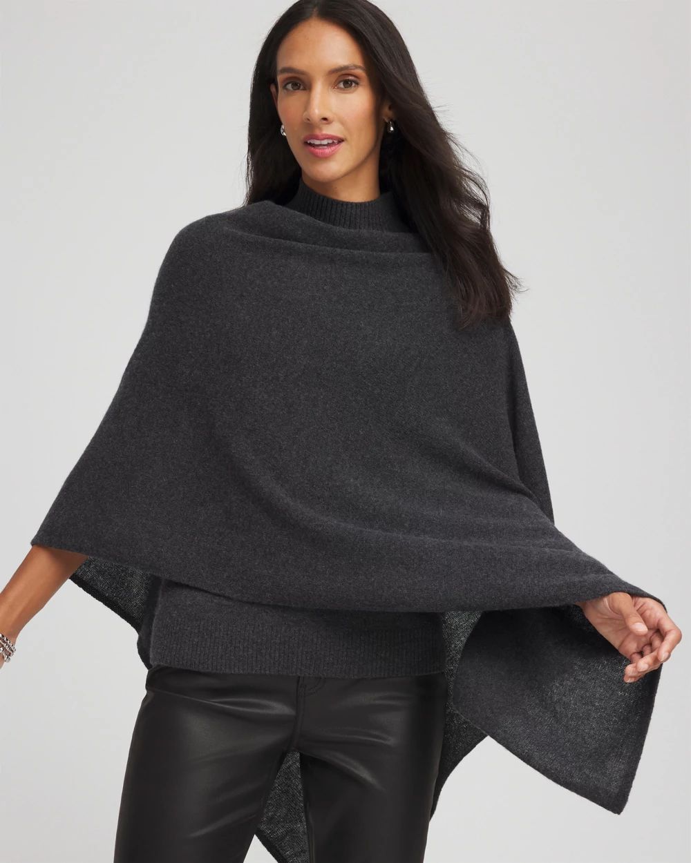 Cashmere Poncho click to view larger image.