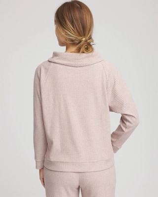 Zenergy® Brushed Cowlneck Pullover click to view larger image.