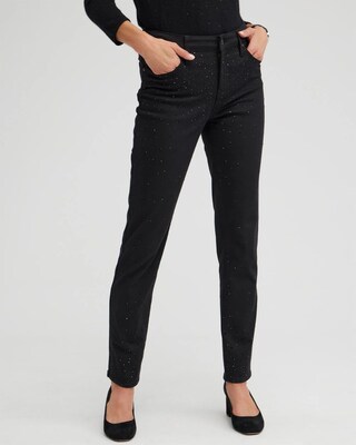 Girlfriend Scattered Stone Ankle Jeans
