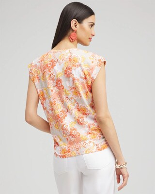 Floral Knot Front Tee click to view larger image.