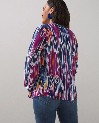 Summer Romance Ikat Ottoman Cardigan
