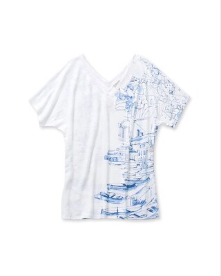 Sailboat Print Tee