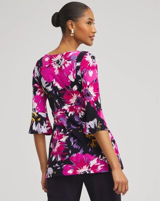 Travelers™ Floral Keyhole Top