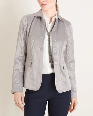 Textured Metallic Jacket