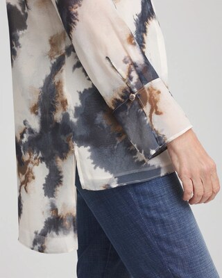 Tie-dye High-low Tunic click to view larger image.
