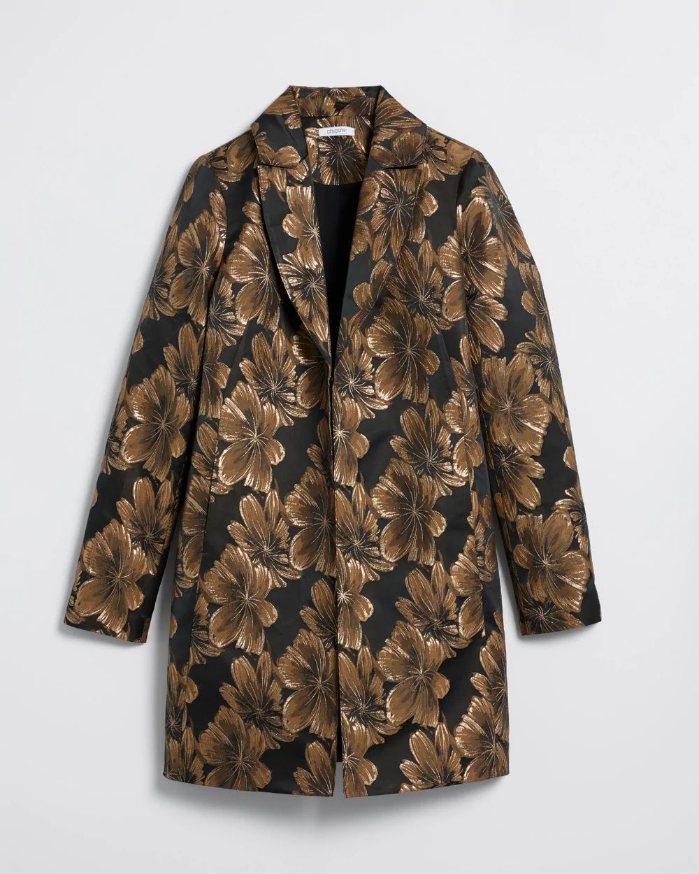 Floral Jacquard Topper