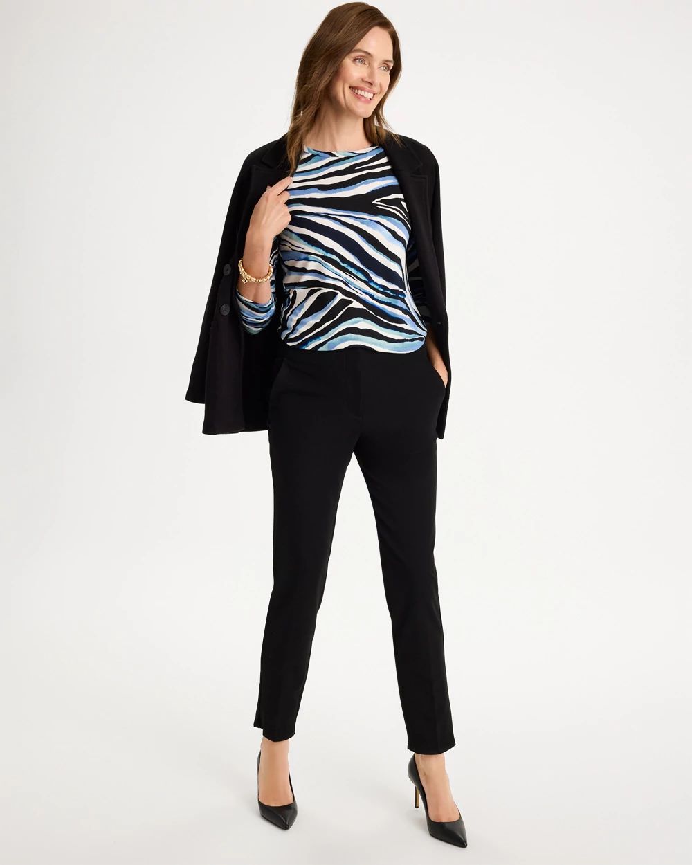 Abstract Touch of Cool™ Layering Tee click to view larger image.