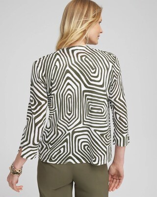 Summer Romance Ripples Short Cardigan