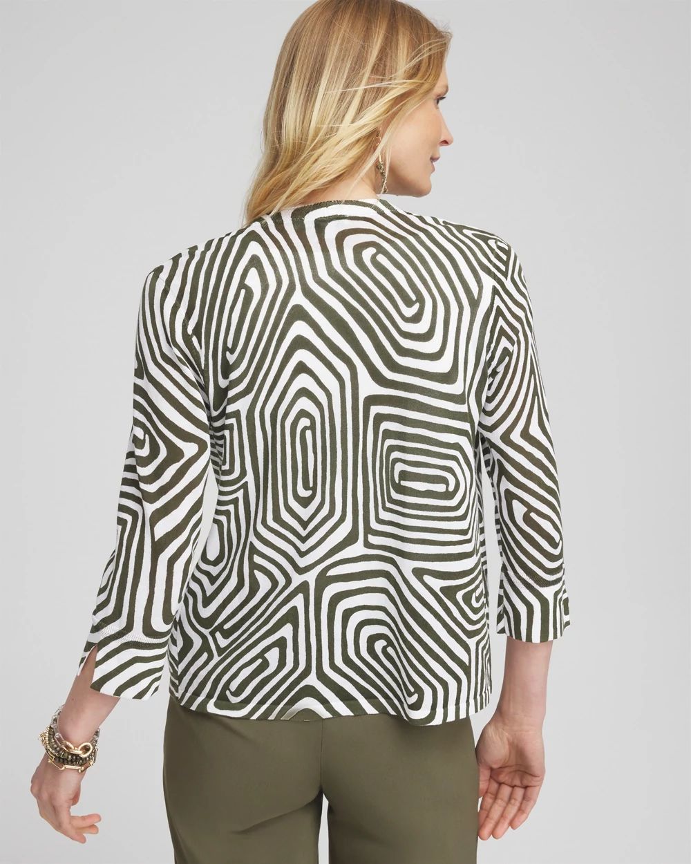 Summer Romance Ripples Short Cardigan