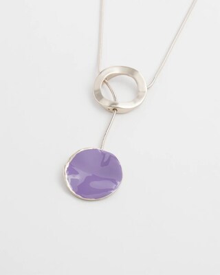 Enamel Pendant Necklace