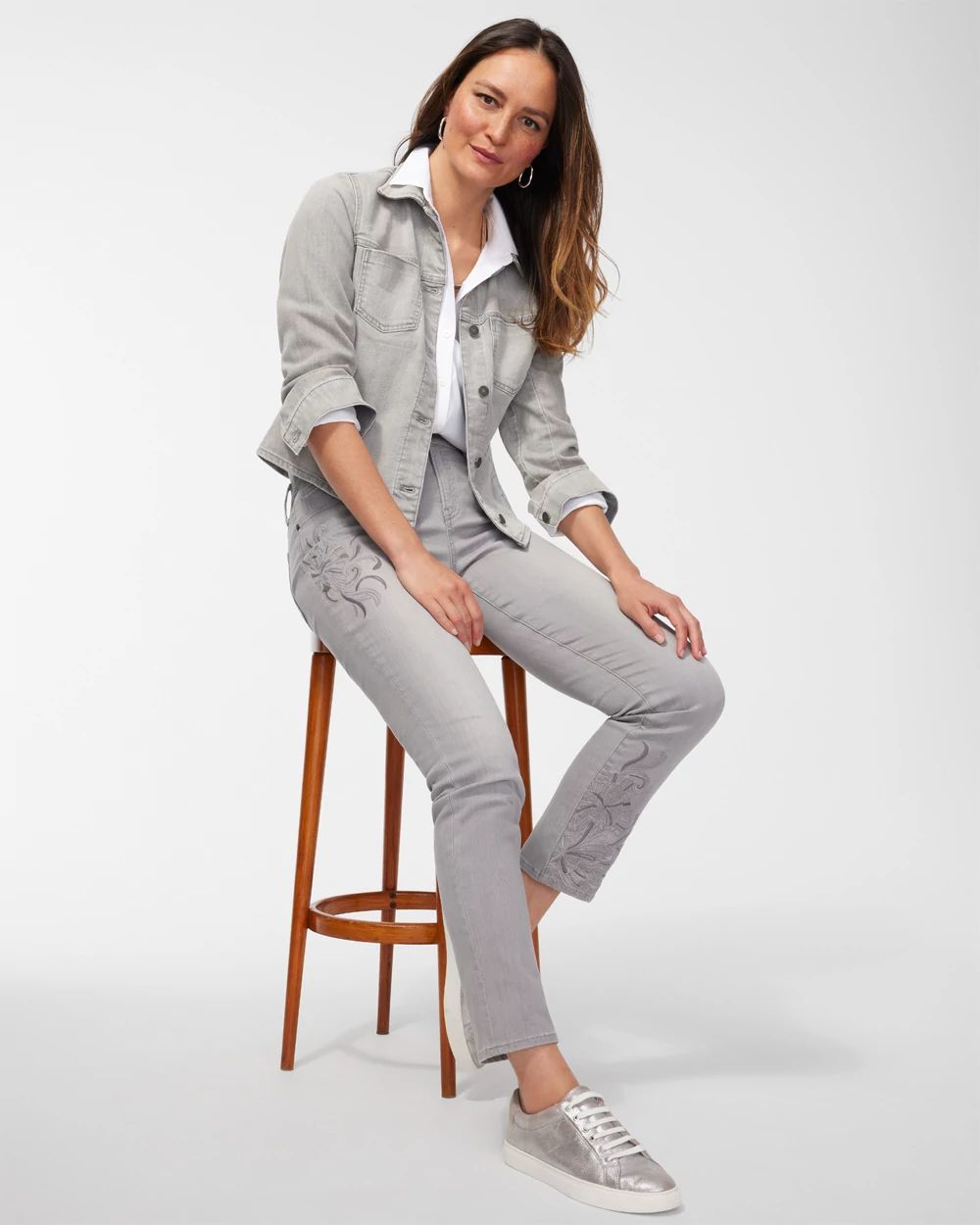 Gray Denim Jacket