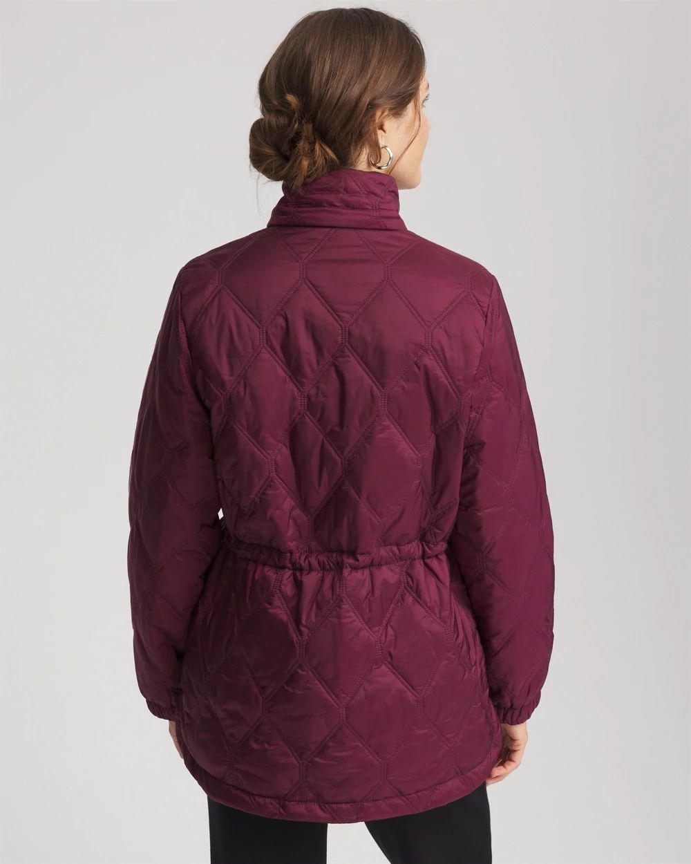 Zenergy® Water-Resistant Quilted Anorak Jacket