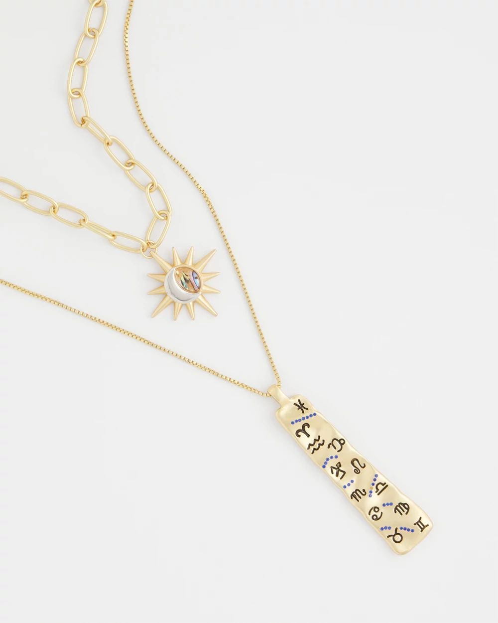 Convertible Zodiac Pendant Necklace