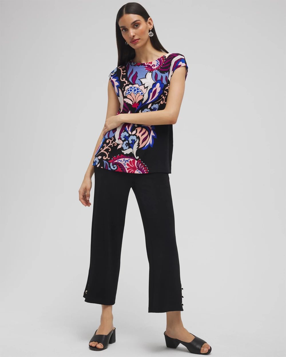 Travelers™ Lace Up Cropped Pants