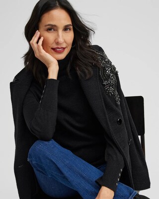 Lurex Turtleneck Sweater