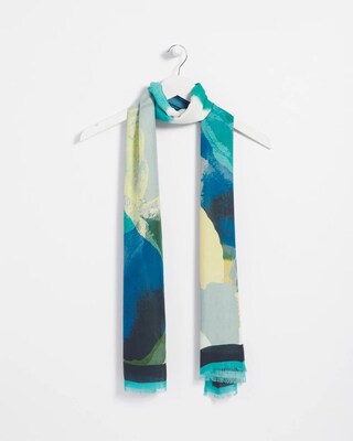 Print Oblong Scarf