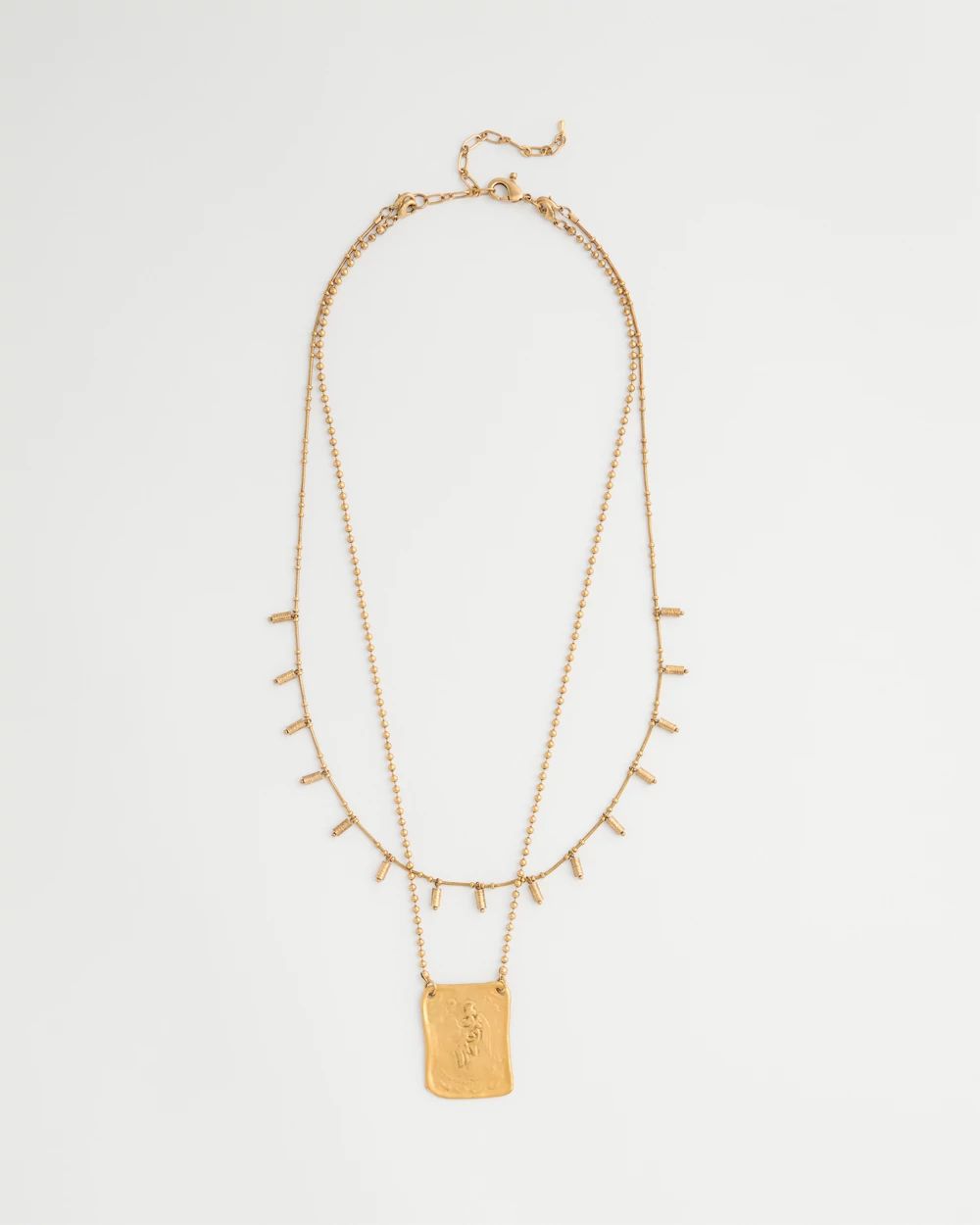 Convertible Long Double Pendant Necklace