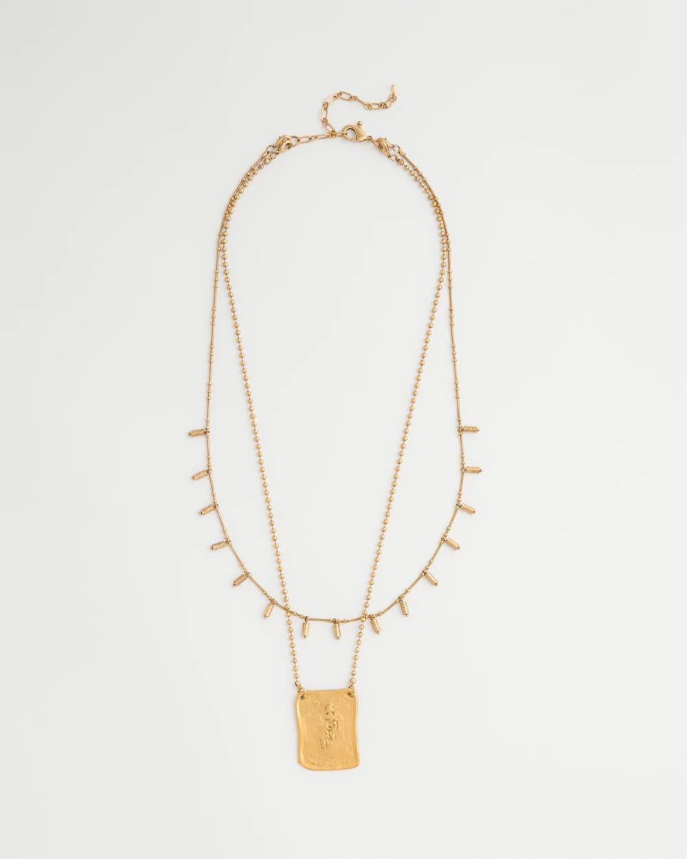 Convertible Long Double Pendant Necklace