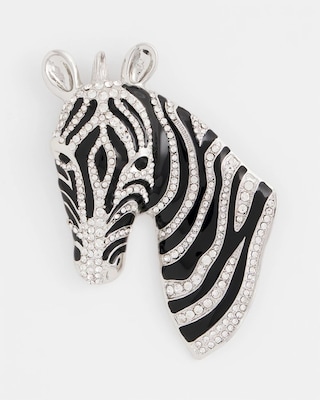 Zebra Brooch