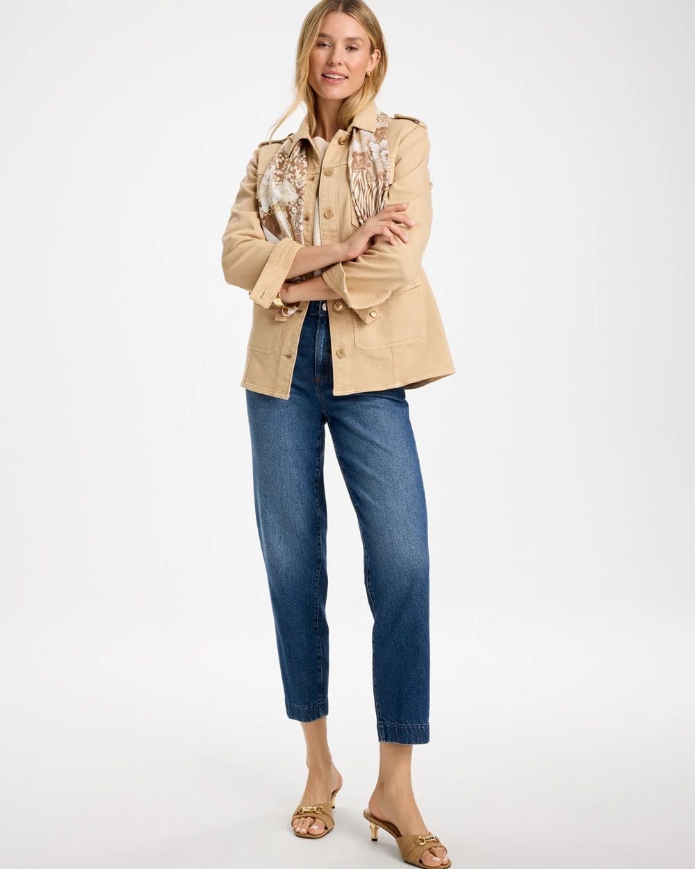Vintage Chic High-Rise Jeans