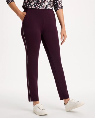 Zenergy® Caviar Bead Scuba Ankle Pants click to view larger image.