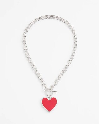 Convertible Paperclip Pendant Necklace click to view larger image.