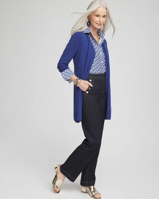 Classic Open Front Cardigan click to view larger image.